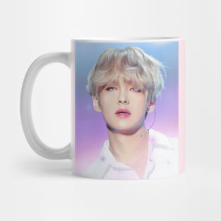 Bts Tae painting effect (blue and pink eyes) - BTS Army kpop gift BT21 Mug